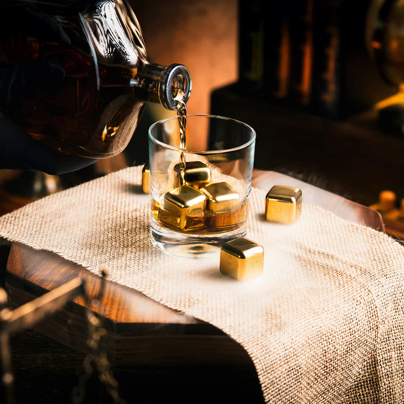 Stainless steel ice cube stones