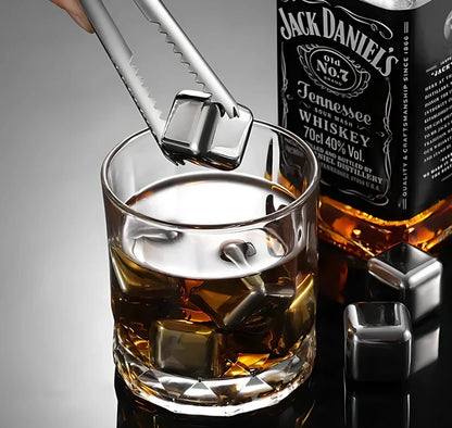 Stainless steel ice cube stones